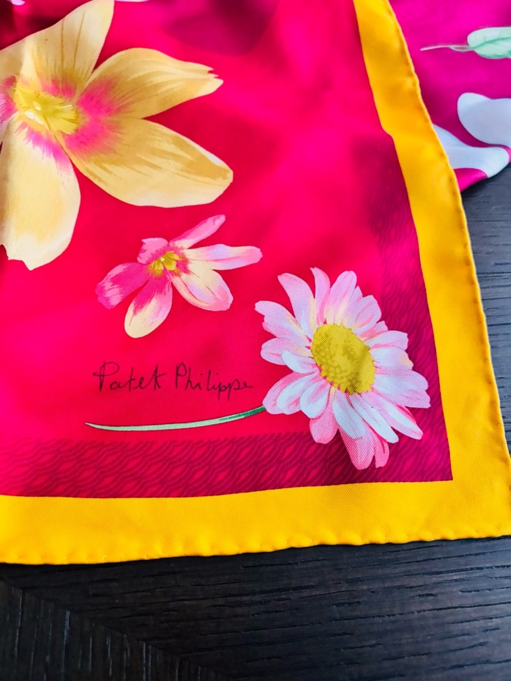 Patek Philippe Silk Scarf Les Métiers D’Art Italy EUC - Picture 6 of 8